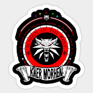 School of the Wolf Sticker